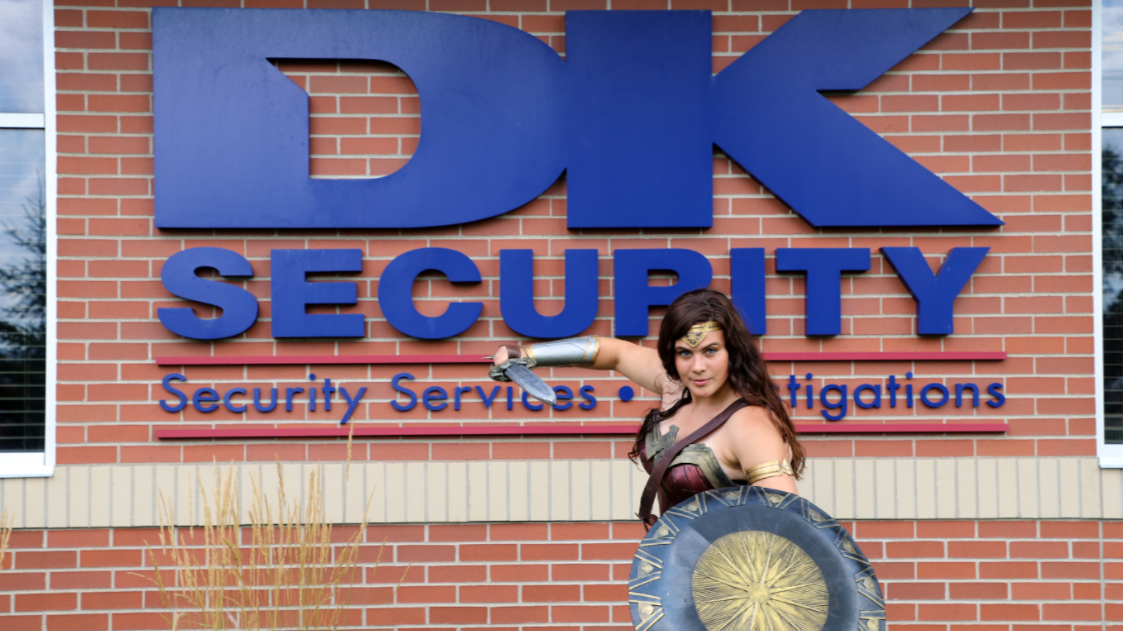 Wonder Woman at DK Security